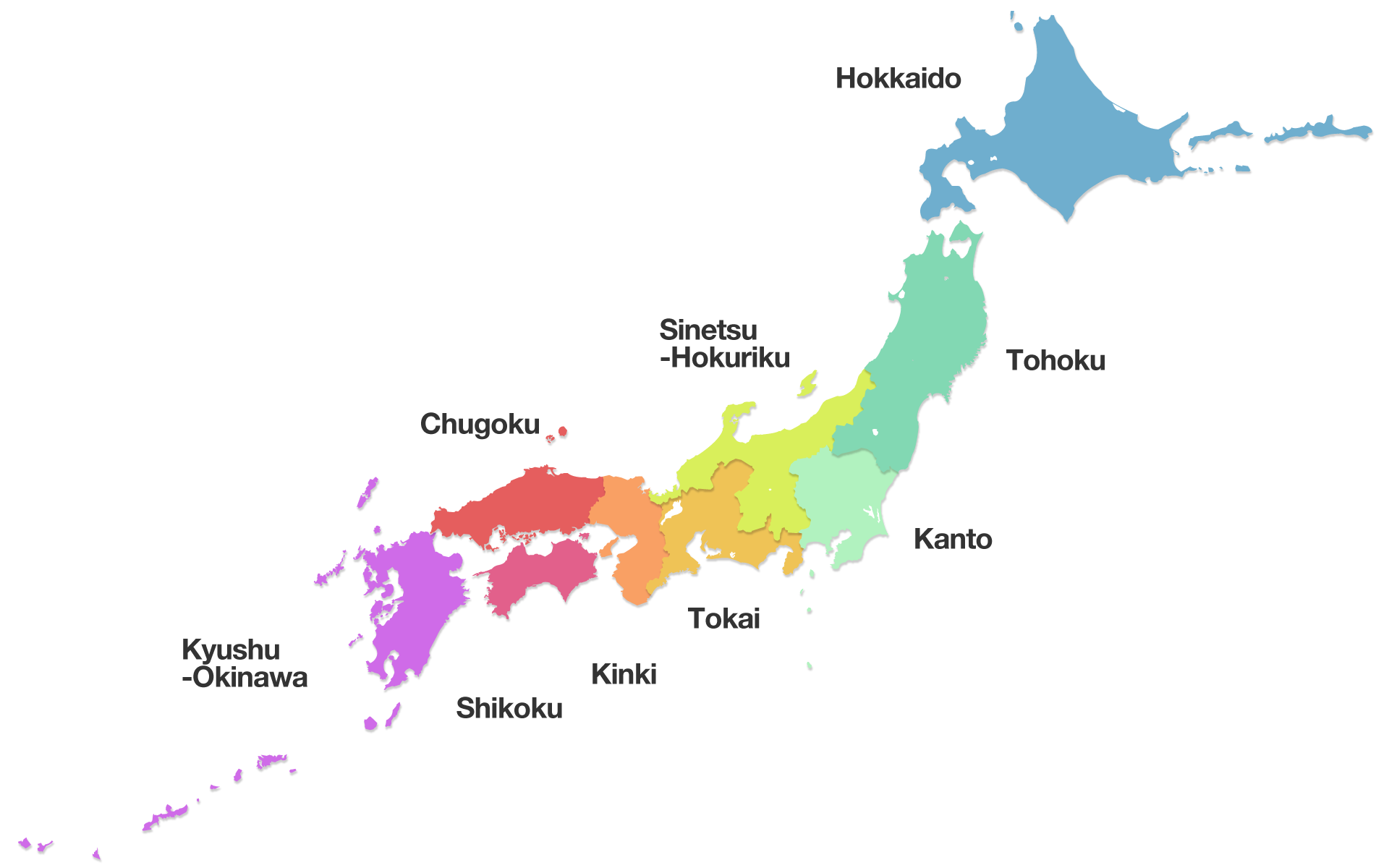 Japan map